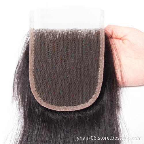 all types of natural color Brazilian human hair closure